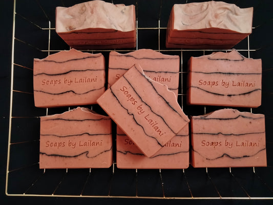 Rose and Charcoal Soap